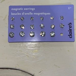 Claire’s magnetic earrings